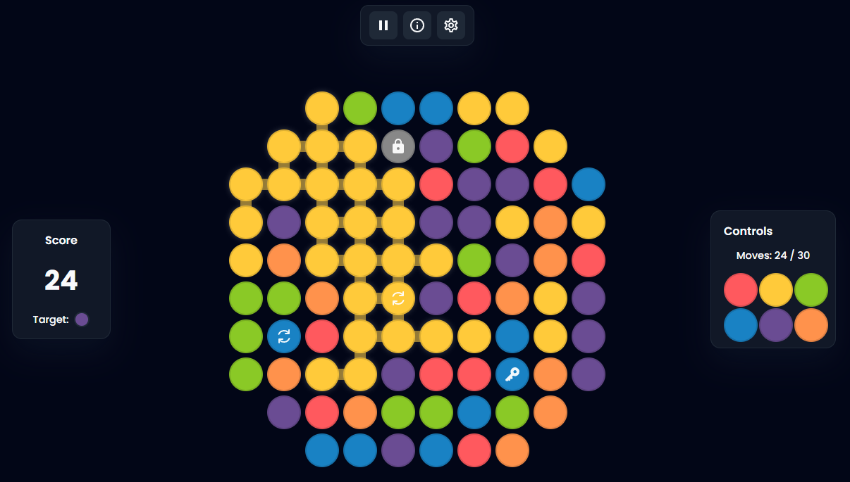 Overview of Huedrops.